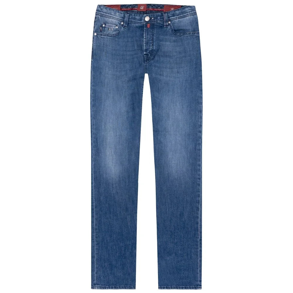 Tramarossa Blue Cotton Men Jeans - IT38 | XS - Jeans