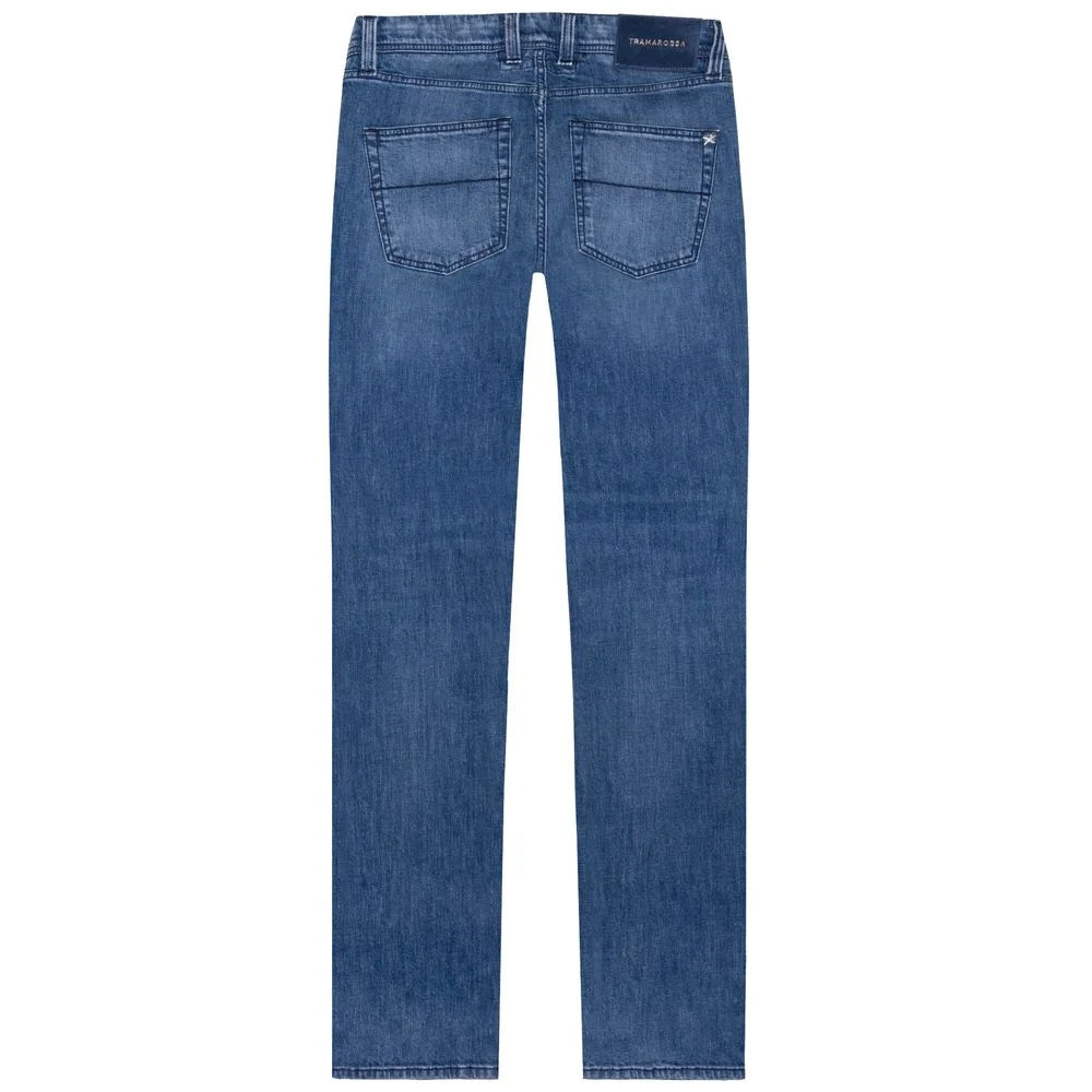 Tramarossa Blue Cotton Men Jeans - IT38 | XS - Jeans