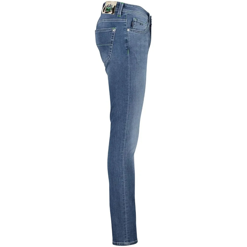 Tramarossa Blue Cotton Men Jeans - W33