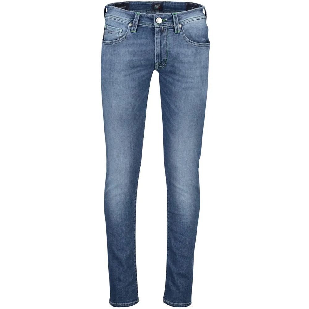 Tramarossa Blue Cotton Men Jeans - W33
