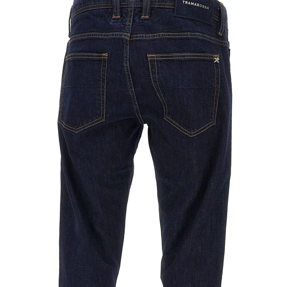Tramarossa Blue Cotton Men’s Jeans - Jeans
