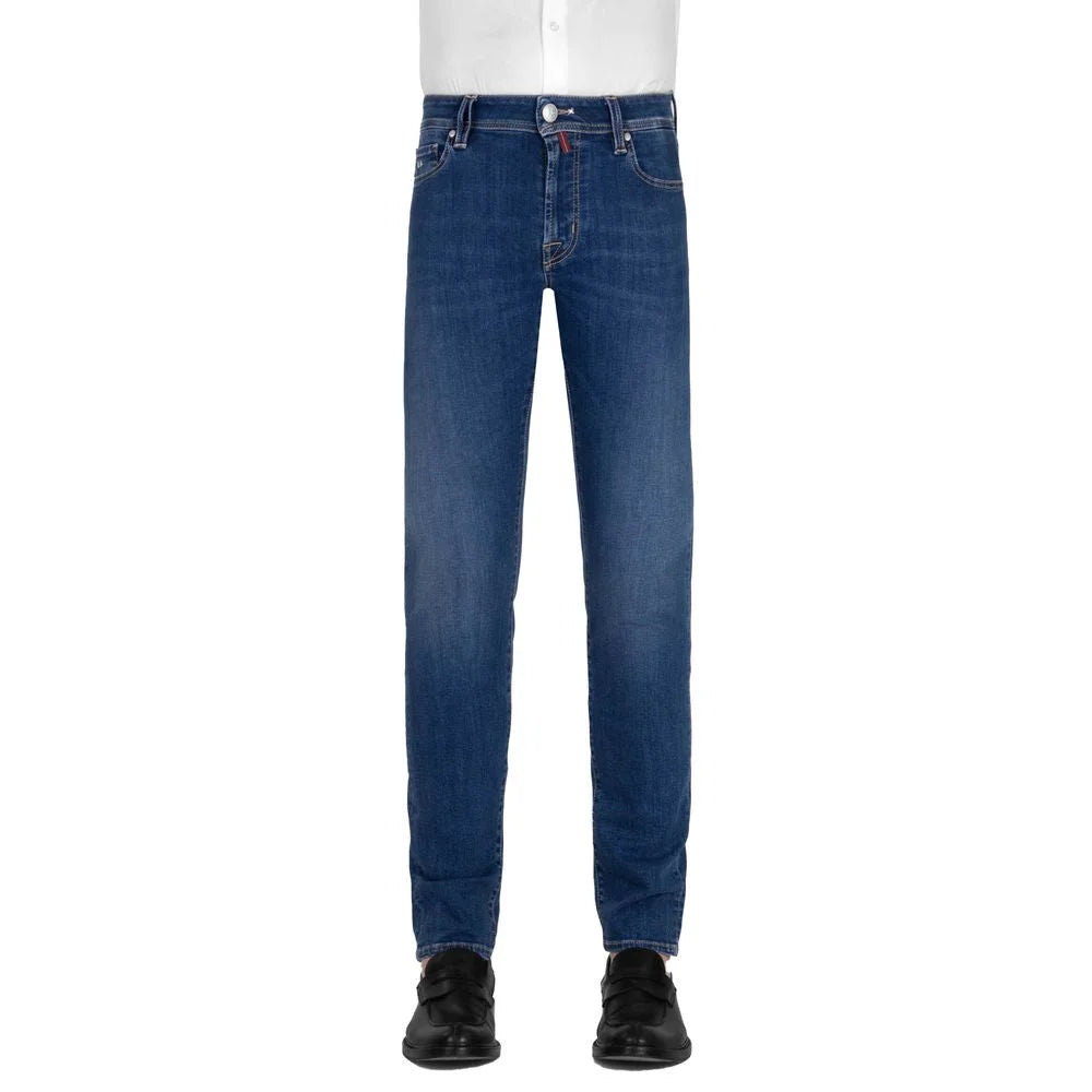 Tramarossa Blue Cotton Men’s Jeans - Jeans