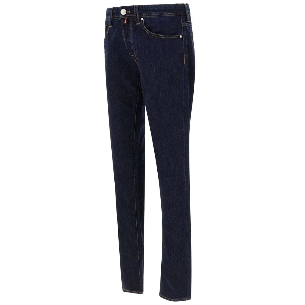 Tramarossa Blue Cotton Men’s Jeans - Jeans