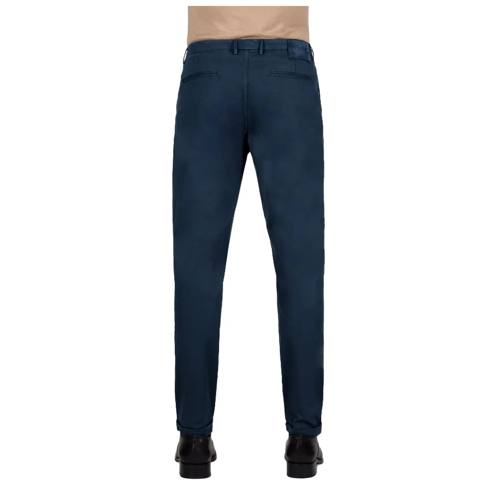 Tramarossa Blue Cotton Pant - Chinos