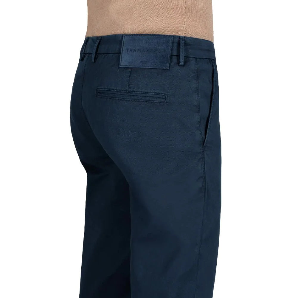 Tramarossa Blue Cotton Pant - Chinos