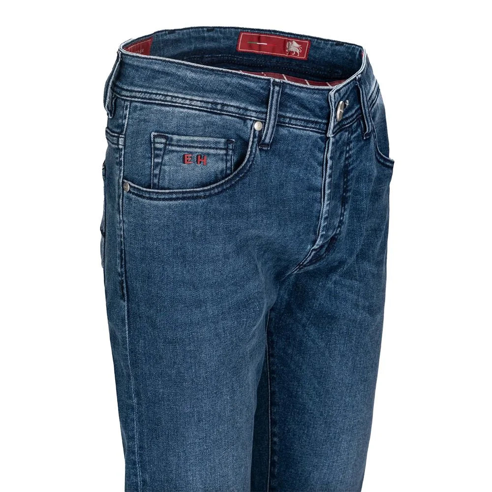 Tramarossa Blue Cotton Pant - Jeans