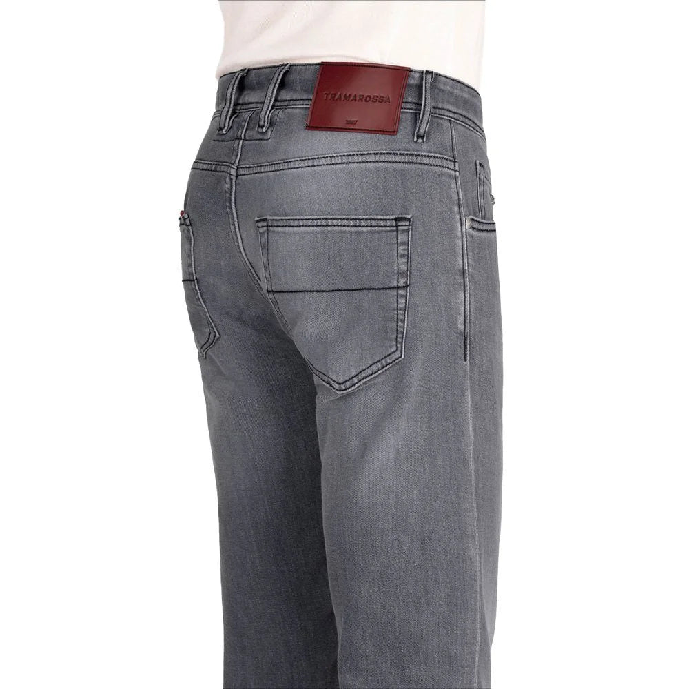 Tramarossa Gray Cotton Men Jeans - Jeans