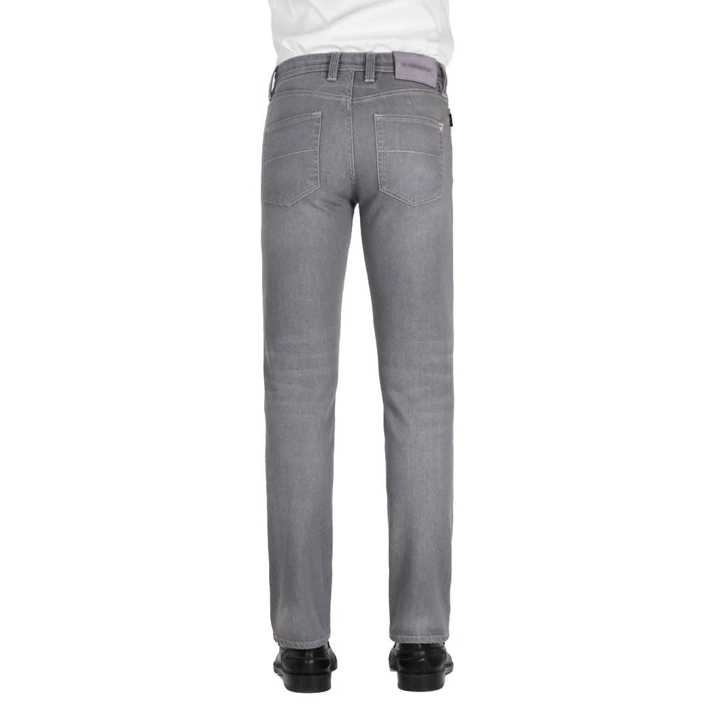 Tramarossa Gray Cotton Men Jeans - Jeans