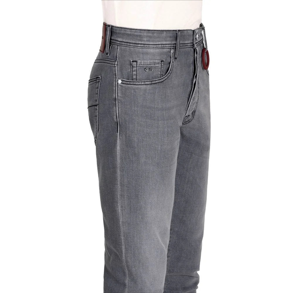 Tramarossa Gray Cotton Men Jeans - Jeans
