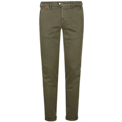 Tramarossa Green Cotton Men Chino Pants - Chinos