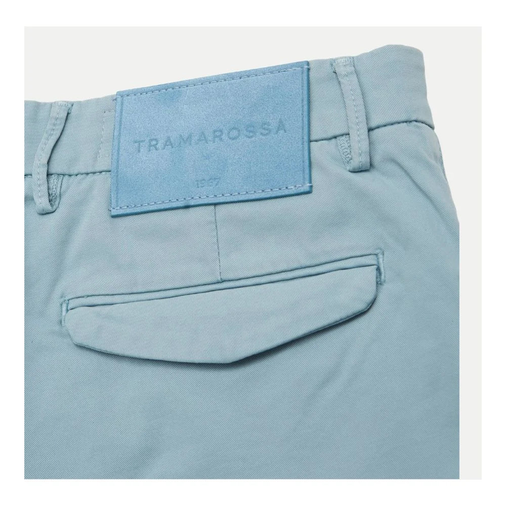 Tramarossa Light Blue Linen Men Short - Bermudas