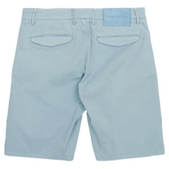 Tramarossa Light Blue Linen Men Short - Bermudas