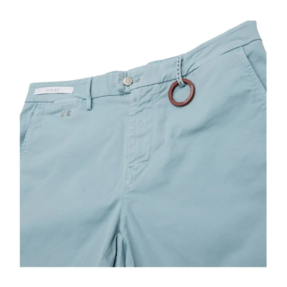 Tramarossa Light Blue Linen Men Short - Bermudas