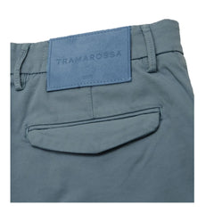 Tramarossa Light Blue Linen Men Short - Chino Shorts