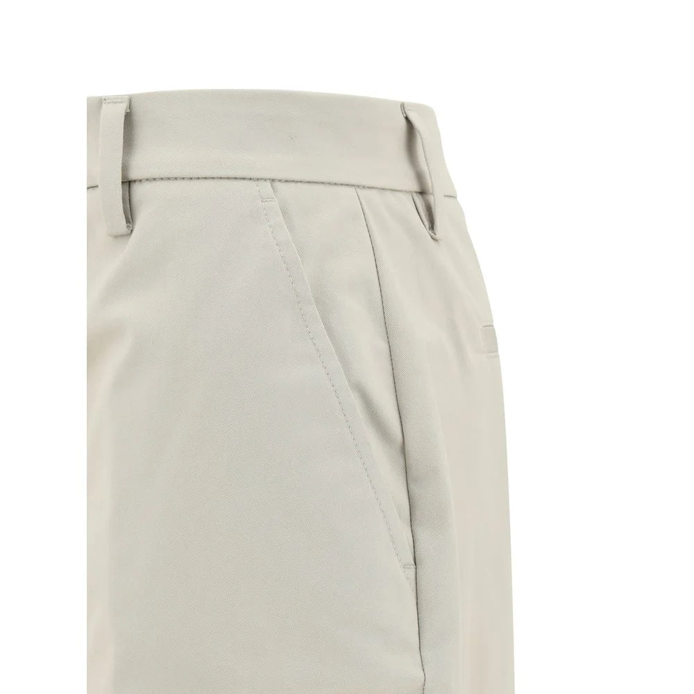 True Royal Sandy Beige Cotton Pants - 38 - Trousers