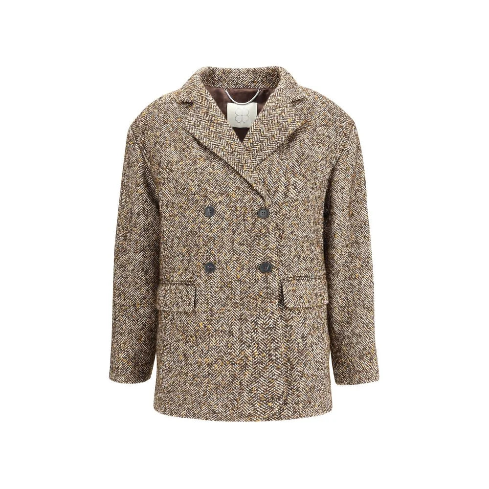 True Royal Vittoria Jacket in Tweed - IT40 | M - Pea Coats
