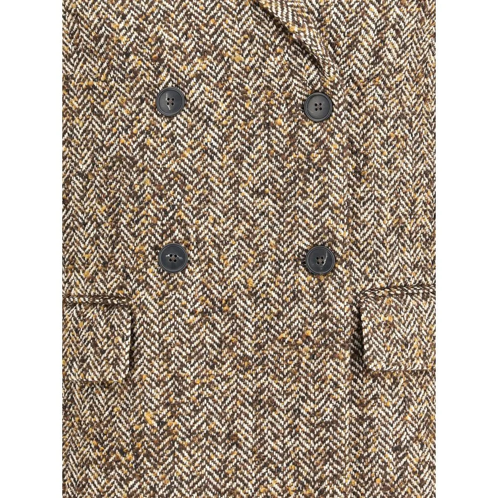 True Royal Vittoria Jacket in Tweed - IT40 | M - Pea Coats