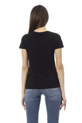 Trussardi Action Black Cotton Women T-Shirt - T-Shirts