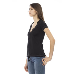 Trussardi Action Black Cotton Women T-Shirt - T-Shirts