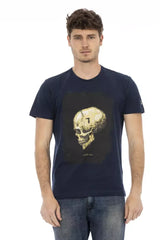 Trussardi Action Blue Cotton Men T-Shirt - T-Shirts