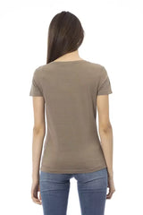 Trussardi Action Brown Cotton Women T-Shirt - T-Shirts