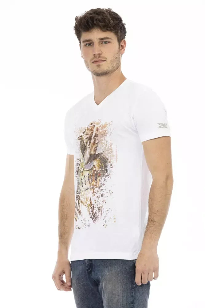 Trussardi Action Elegant V-Neck Short Sleeve T-Shirt - S - T-Shirts
