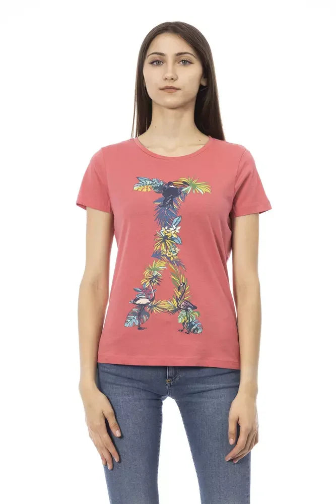 Trussardi Action Fuchsia Cotton Women T-Shirt - T-Shirts