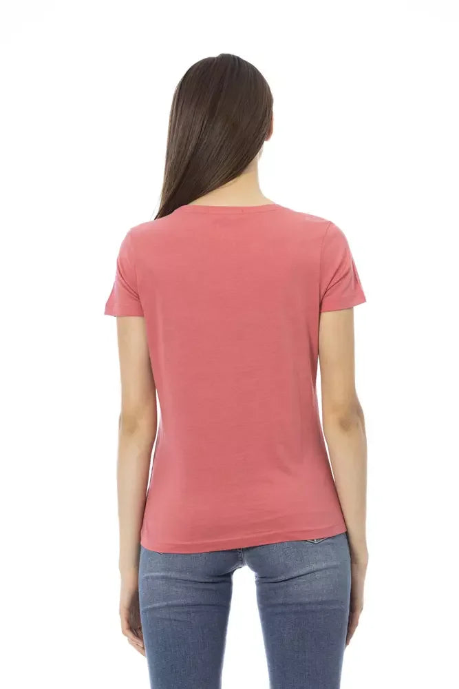 Trussardi Action Fuchsia Cotton Women T-Shirt - T-Shirts