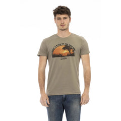 Trussardi Action Green Cotton Men T-Shirt - T-Shirts