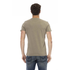 Trussardi Action Green Cotton Men T-Shirt - T-Shirts