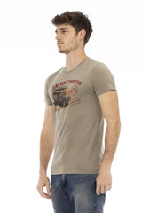 Trussardi Action Green Cotton Men’s T-Shirt - T-Shirts