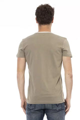 Trussardi Action Green Cotton Men’s T-Shirt - T-Shirts