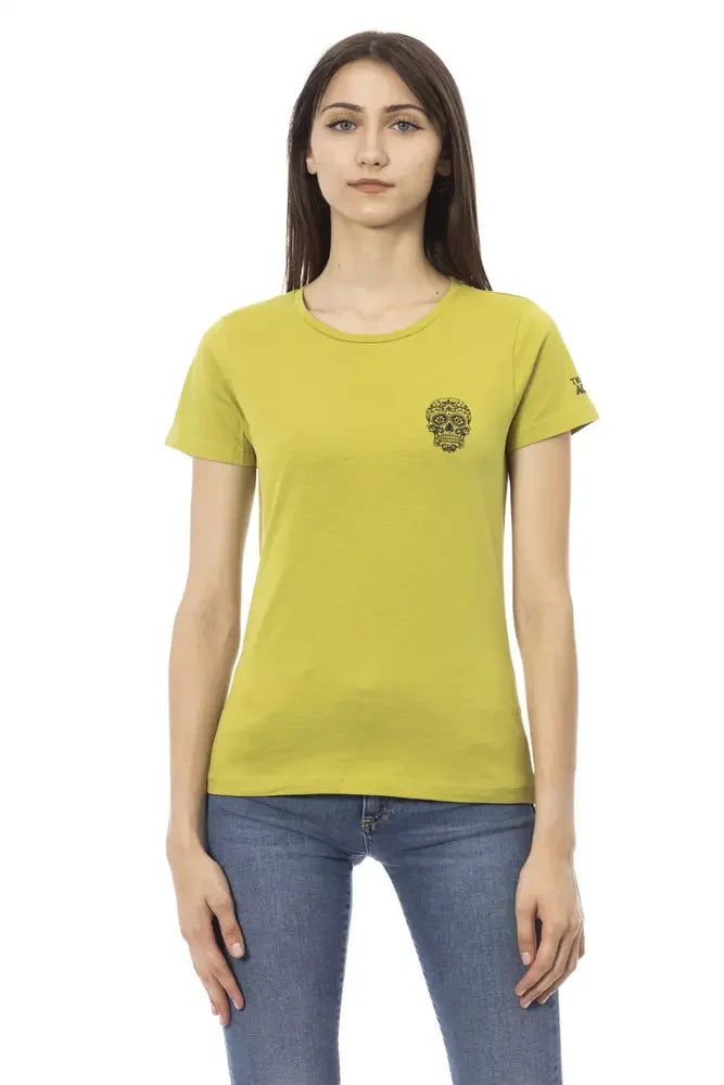 Trussardi Action Green Cotton Women T-Shirt - T-Shirts