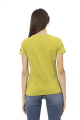 Trussardi Action Green Cotton Women T-Shirt - T-Shirts