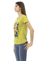 Trussardi Action Green Cotton Women T-Shirt - T-Shirts