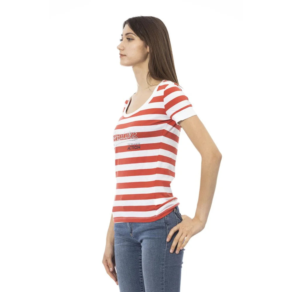 Trussardi Action Multicolor Cotton Women T-Shirt - T-Shirts