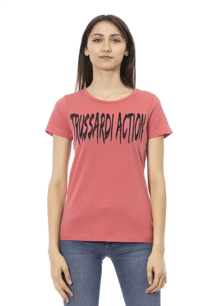 Trussardi Action Multicolor Cotton Women T-Shirt - T-Shirts