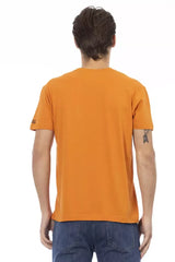 Trussardi Action Orange Cotton Men T-Shirt - T-Shirts