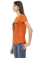 Trussardi Action Orange Cotton Women T-Shirt - T-Shirts