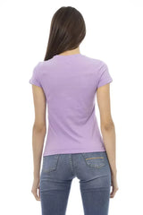 Trussardi Action Purple Cotton Women T-Shirt - L - T-Shirts
