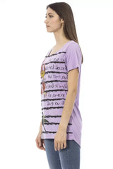 Trussardi Action Purple Cotton Women T-Shirt - T-Shirts