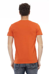 Trussardi Action Red Cotton Men T-Shirt - T-Shirts