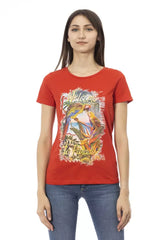 Trussardi Action Red Cotton Women T-Shirt - T-Shirts