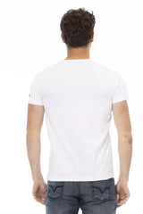 Trussardi Action White Cotton Men T-Shirt - T-Shirts