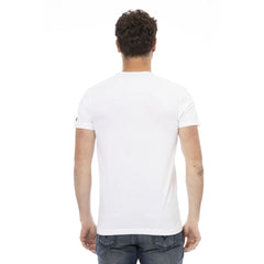 Trussardi Action White Cotton Men T-Shirt - T-Shirts