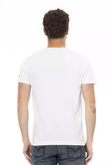 Trussardi Action White Cotton Men T-Shirt - T-Shirts