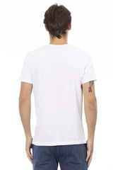 Trussardi Action White Cotton Men’s T-Shirt - T-Shirts