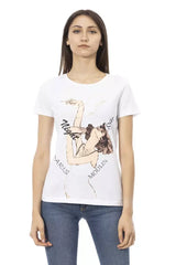 Trussardi Action White Cotton Women T-Shirt - S - T-Shirts