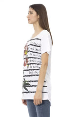 Trussardi Action White Cotton Women T-Shirt - T-Shirts
