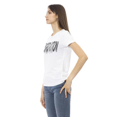 Trussardi Action White Cotton Women T-Shirt - T-Shirts